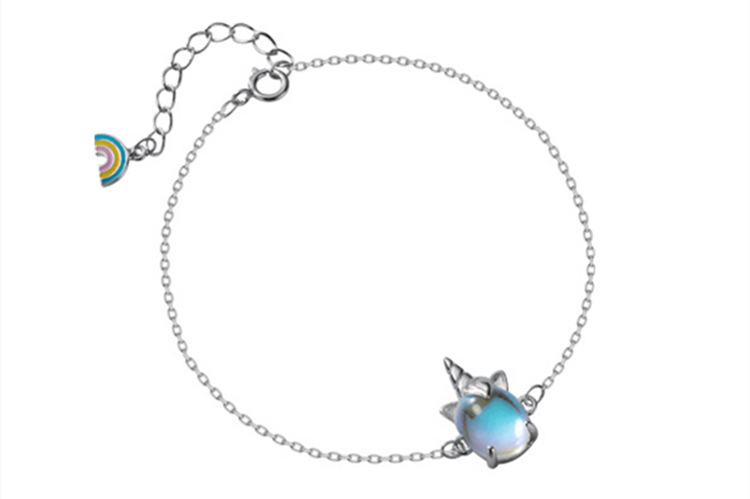 Aurora Unicorn Bracelet, Elegant Internet Celebrity, Personalized Forest Series Creative Versatile Bracelet, Cute Student Friend Gift-1
