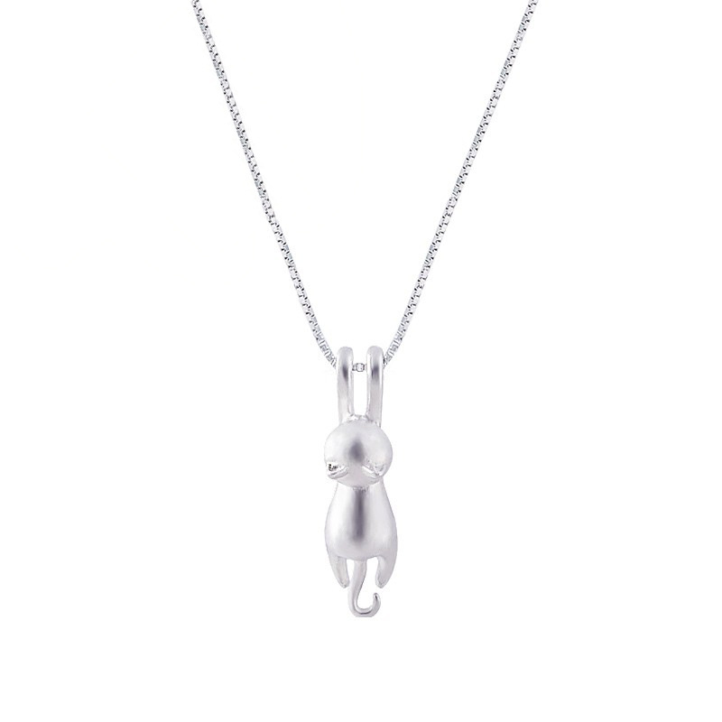 Forest style cat collarbone chain, internet famous Korean version, simple personality, temperament, design sense, climbing cat necklace, foreign trade source-1 Forest style cat collarbone chain, internet famous Korean version, simple personality, temperament, design sense, climbing cat necklace, foreign trade source-1