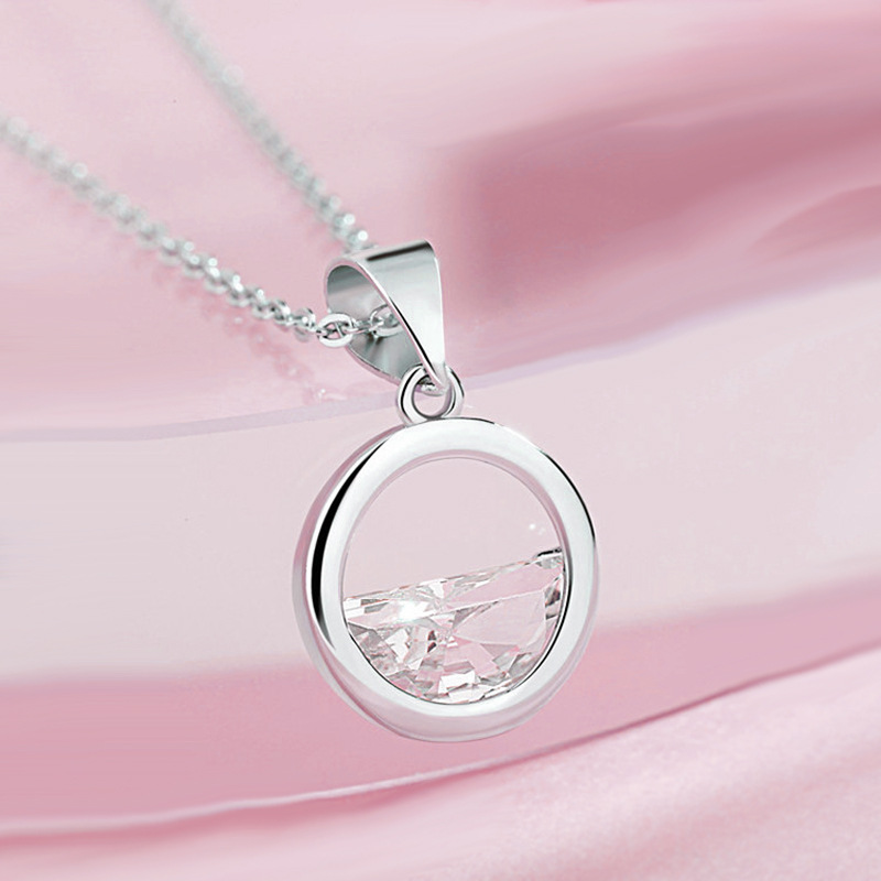 Korean version of collarbone chain, fresh and minimalist temperament, student personality, forest style, new diamond inlaid, one Wang Qingquan necklace accessory-1