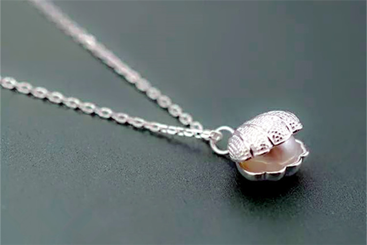 Korean version creative shell pearl collarbone chain sweet forest series internet celebrity personality shell pendant necklace e-commerce source-1