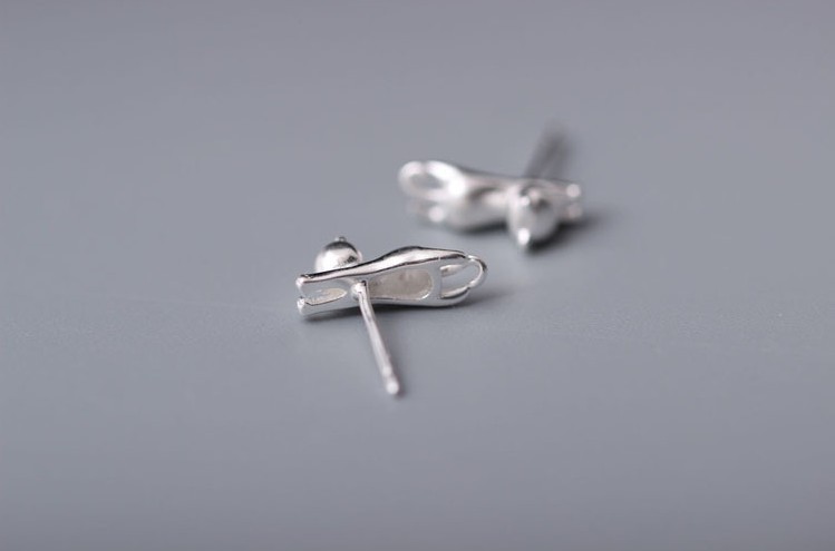 Cute and sweet cat earrings INS Japanese and Korean temperament student personality versatile small animal earrings e-commerce source-3
