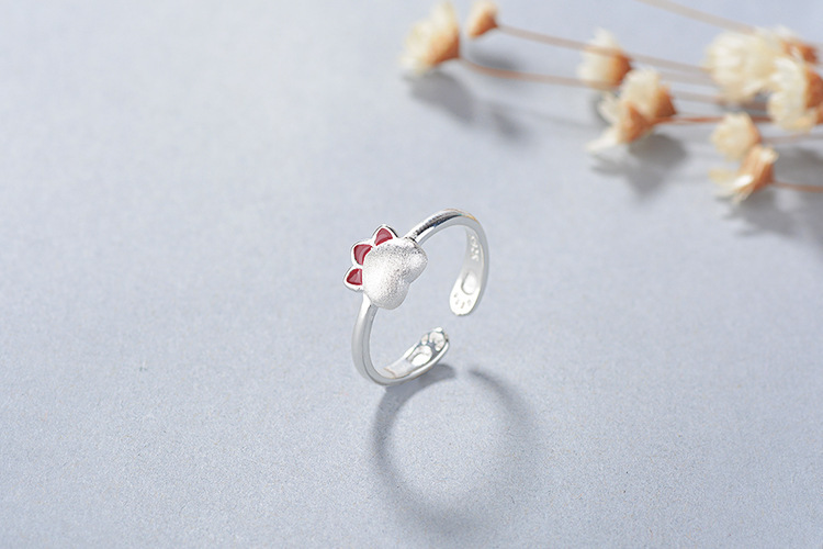 Cute Cat Claw Ring, Internet Celebrity, Student, Korean Version, Personalized Creativity, Forest Animal, Little Cat Ring, Wholesale Supply-1