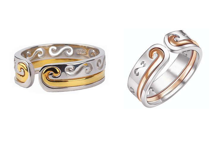 Tight Curse Couple Ring INS Internet Celebrity Personality Temperament Distant Love Creative 2-in-1 Ring E-commerce Supply-1 Tight Curse Couple Ring INS Internet Celebrity Personality Temperament Distant Love Creative 2-in-1 Ring E-commerce Supply-1