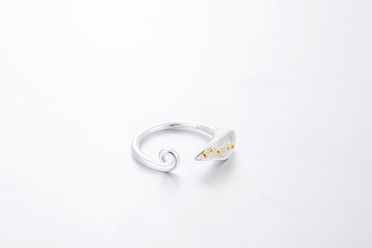 Forest style artistic aloe vera flower ring for women, cool and personalized, versatile silver plated flower ring, e-commerce source-1 Forest style artistic aloe vera flower ring for women, cool and personalized, versatile silver plated flower ring, e-commerce source-1