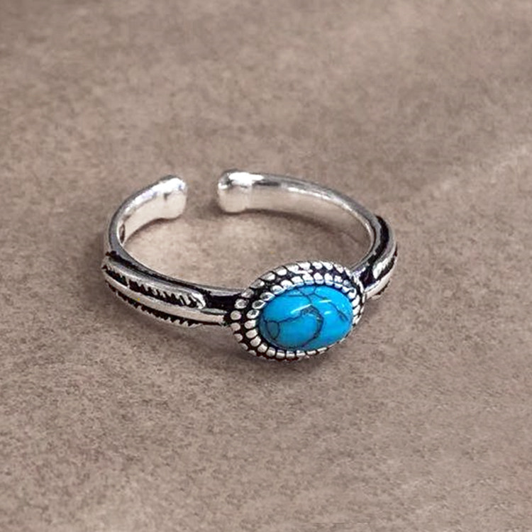 Retro index finger ring, ethnic style, ins, women\'s temperament, design sense, personalized plated Thai silver ring, manufacturer\'s source of goods-1 Retro index finger ring, ethnic style, ins, women\'s temperament, design sense, personalized plated Thai silver ring, manufacturer\'s source of goods-1