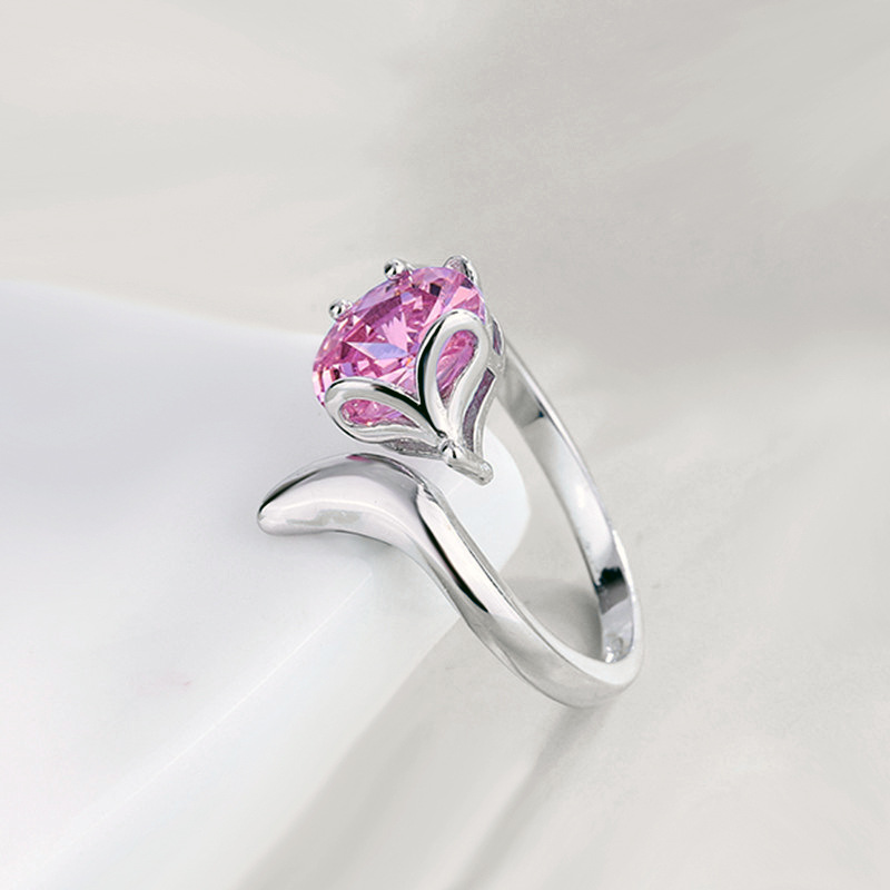 Set with Zircon Fox Ring, Japanese and Korean Personalized Fashion and Temperament, Forest Ins Animal Open Ring Wholesale Supply-3 Set with Zircon Fox Ring, Japanese and Korean Personalized Fashion and Temperament, Forest Ins Animal Open Ring Wholesale Supply-3